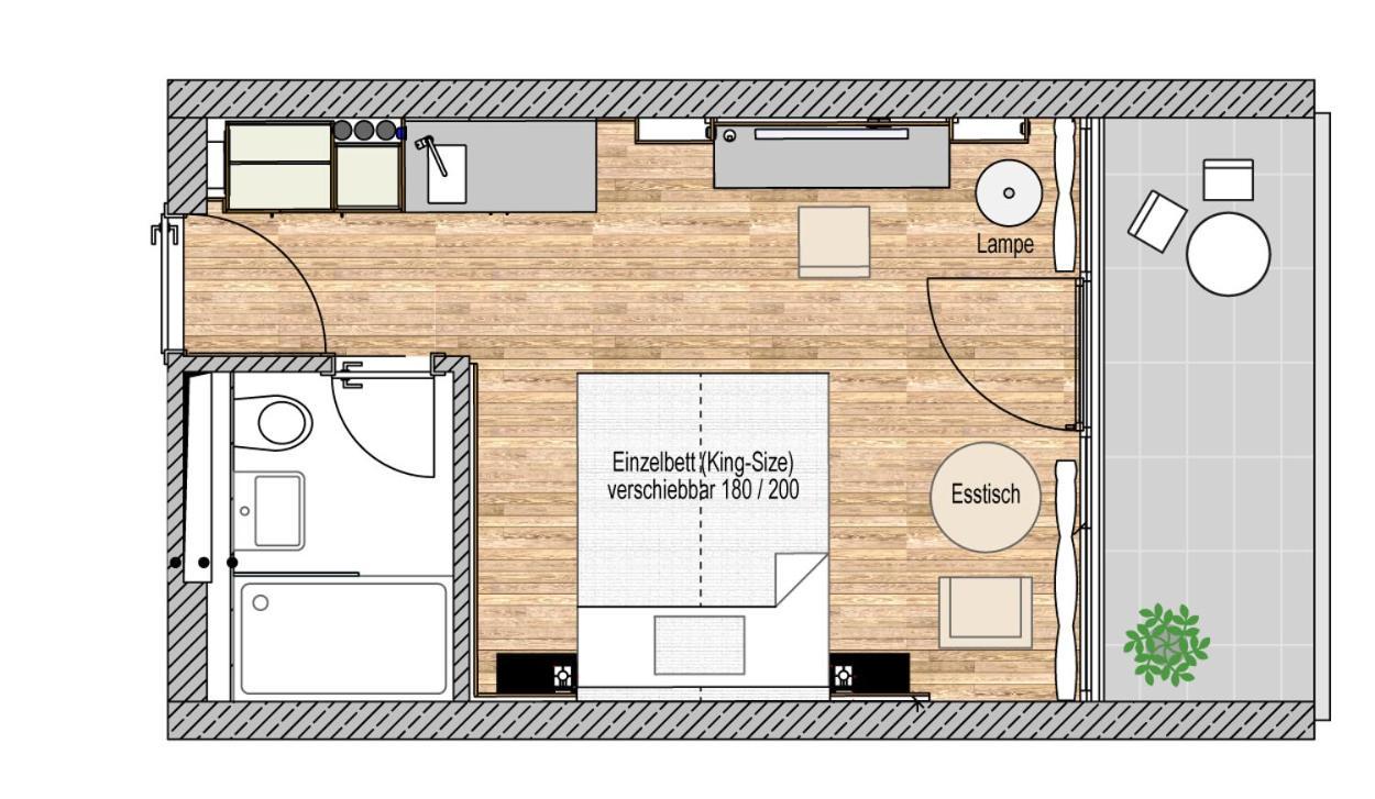 Boardinghouse Das Rundum Bad Reichenhall Pokoj fotografie